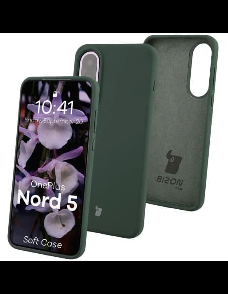 Bizon Soft Case OnePlus Nord 5 tmavě zelená