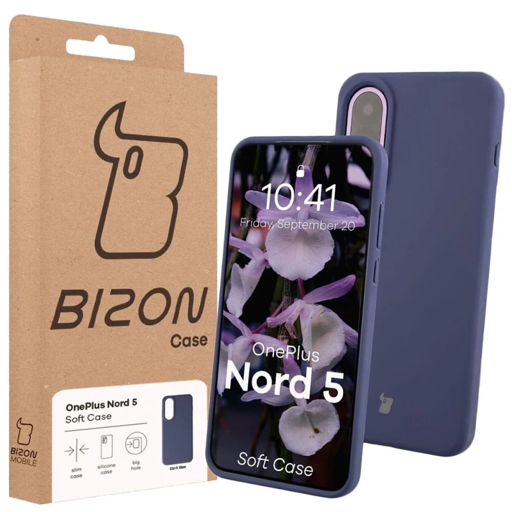 Bizon Soft Case OnePlus Nord 5 tmavě modrý - 7