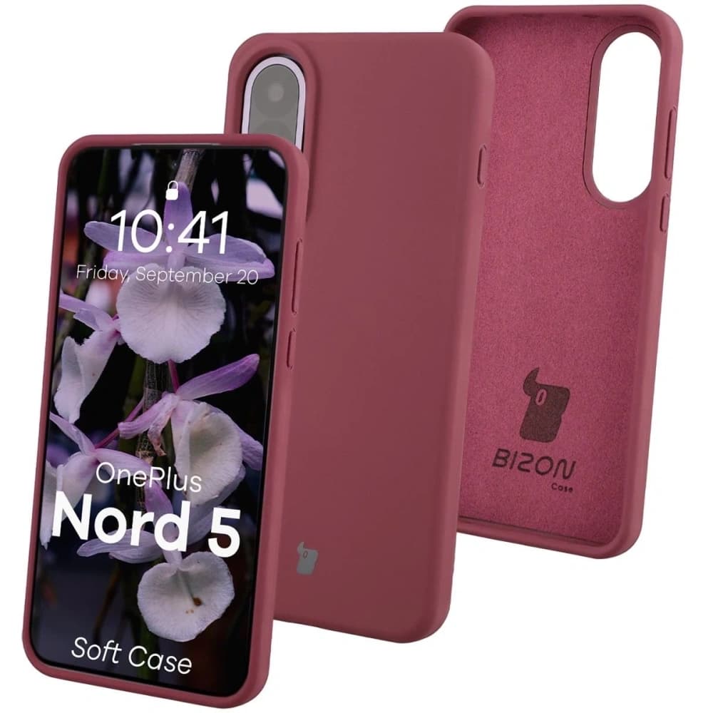Bizon Soft Case OnePlus Nord 5 tmavě fialový - 1