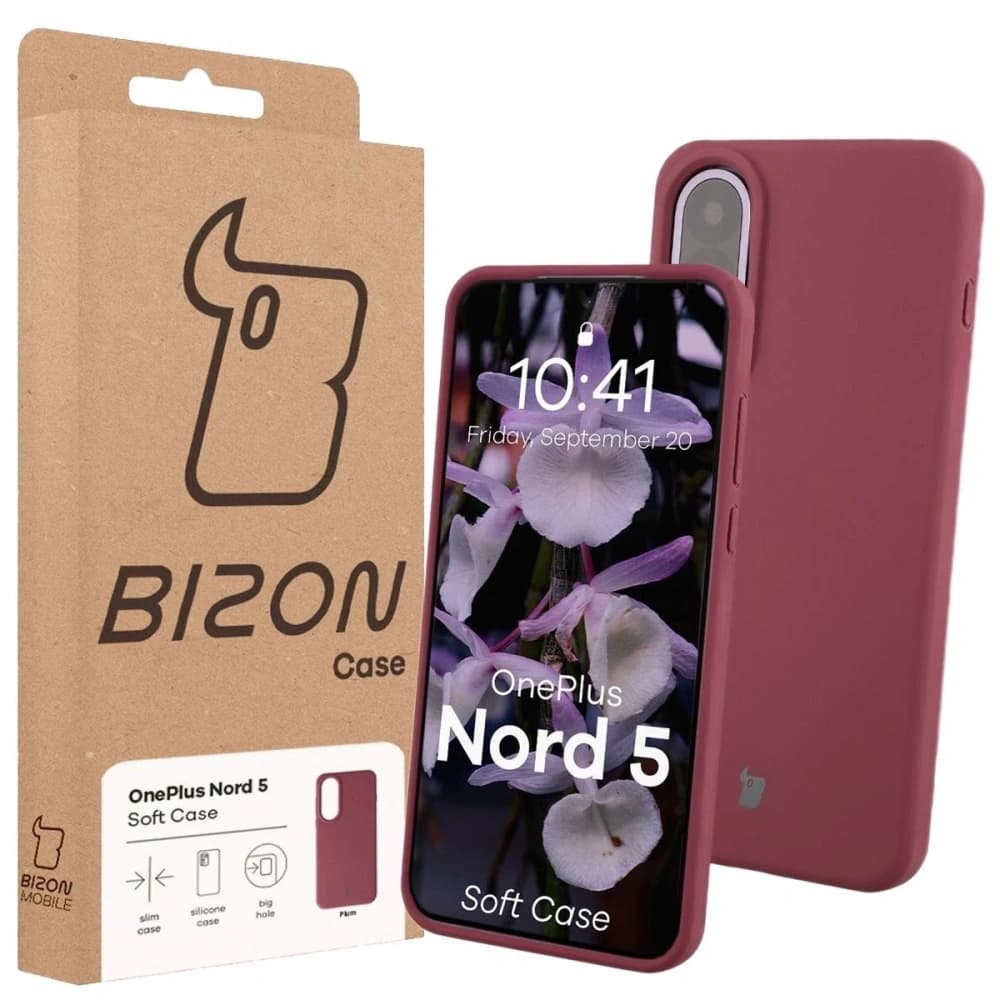 Bizon Soft Case OnePlus Nord 5 tmavě fialový - 7