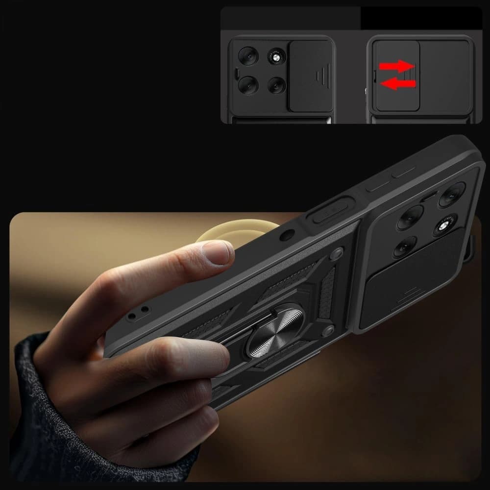 Tech-Protect Camshield Pro Motorola Moto G56 5G Fekete - 4