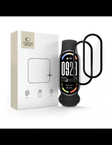 Tech-Protect Glass Flex+ Xiaomi Smart Band 10 / 10 NFC Schwarz [2 PACK]