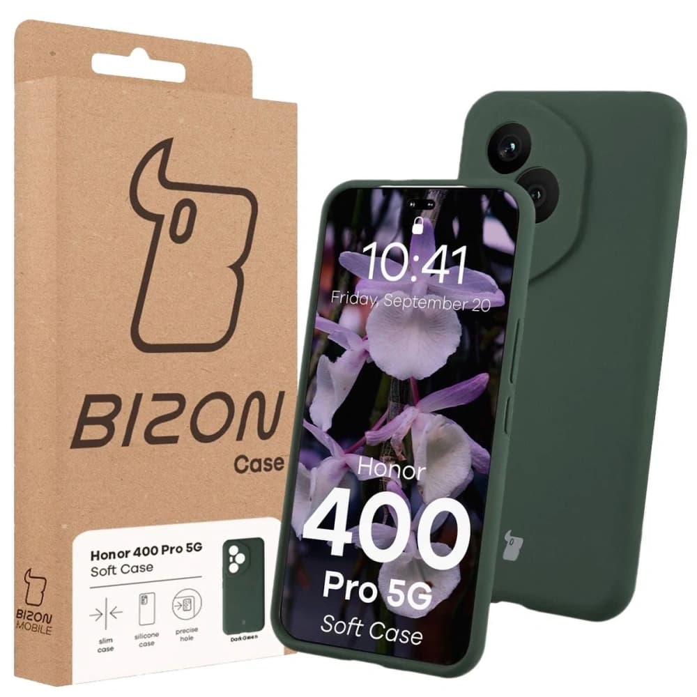 Bizon Soft Case Honor 400 Pro dark green - 7