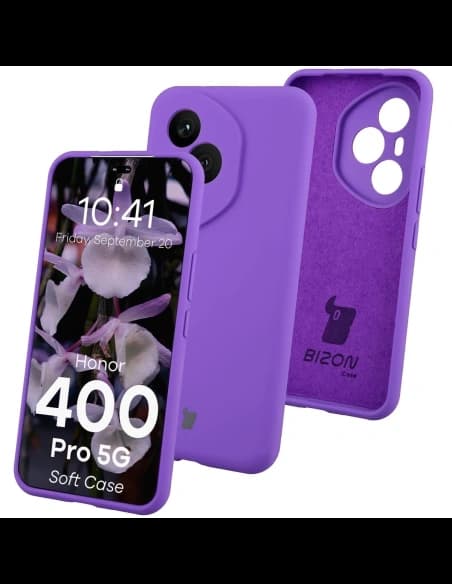 Bizon Soft Case Honor 400 Pro purple