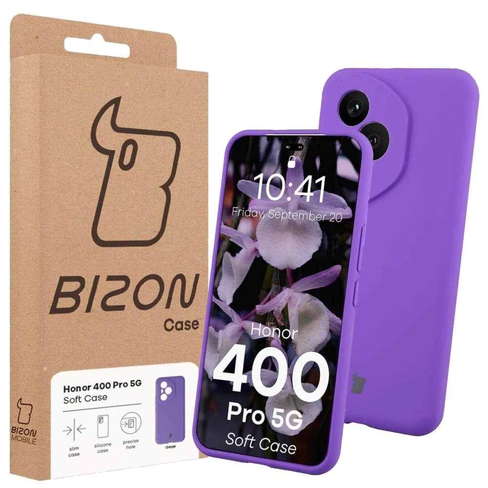 Bizon Soft Case Honor 400 Pro purple - 7