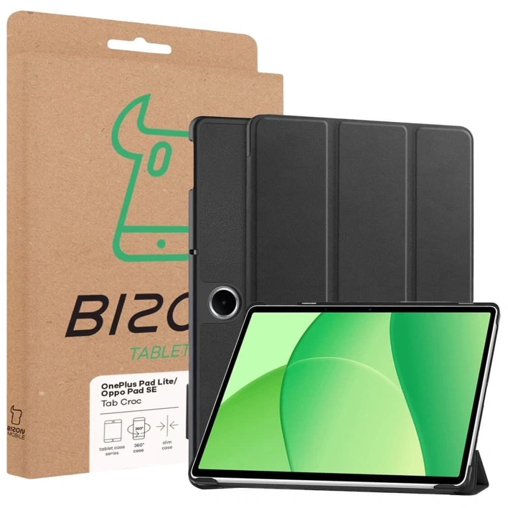 Caz Bizon Tab Croc OnePlus Pad Lite / Oppo Pad SE negru - 8