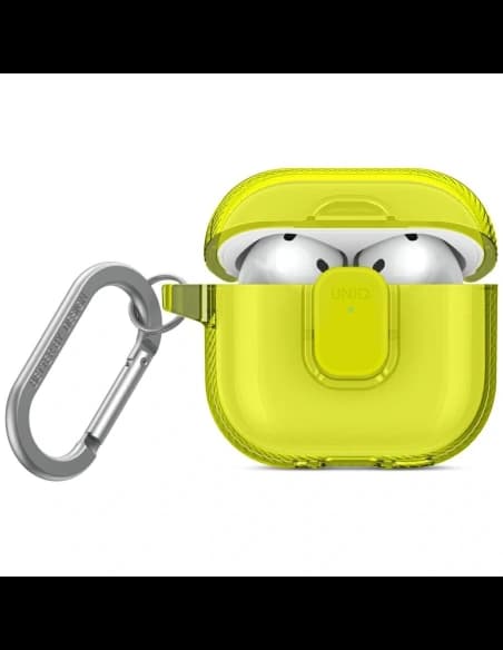 UNIQ Glase Pro Apple AirPods 4 Husa de Blocare galbenă
