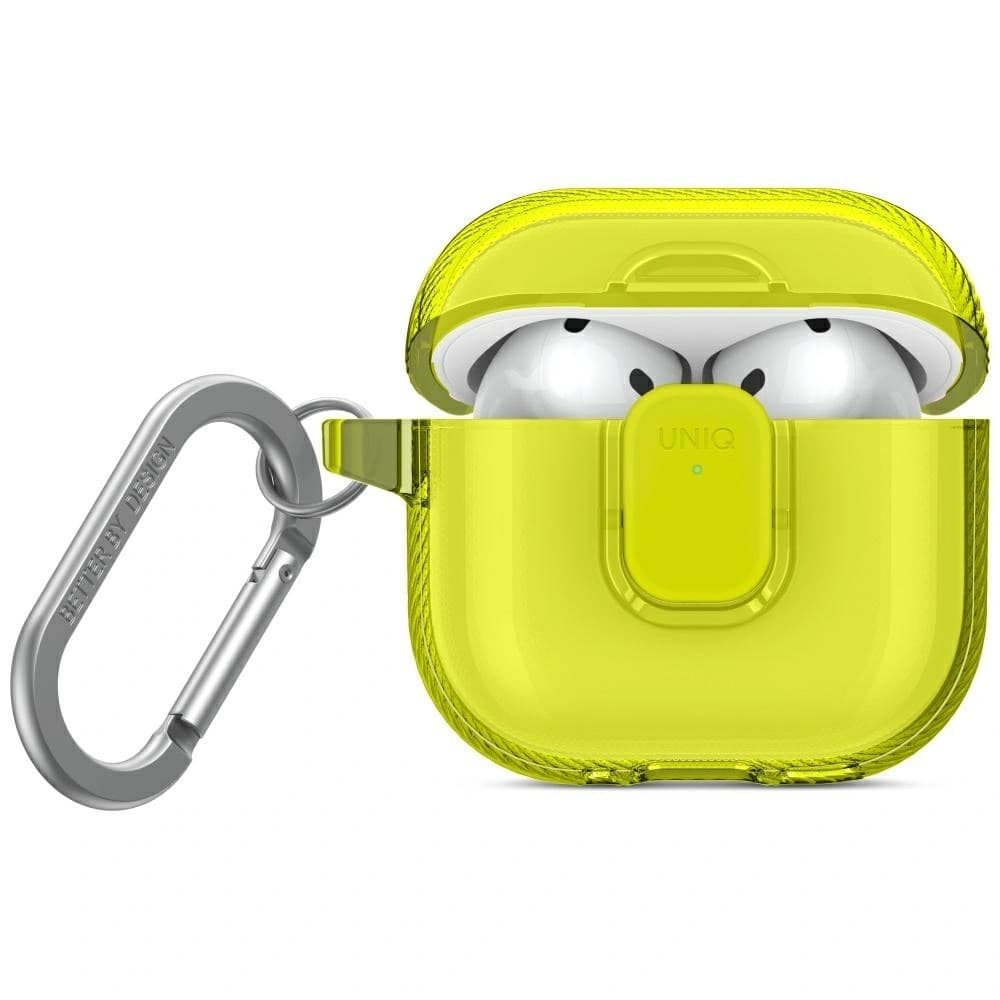 UNIQ Glase Pro Apple AirPods 4 Lock Case yellow - 1