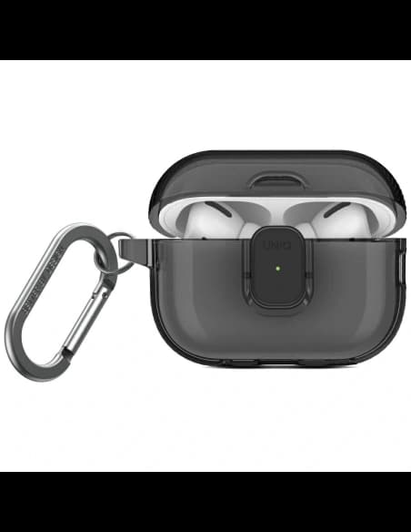 UNIQ Glase Pro Apple AirPods Pro 2 zámkový kryt kouřový