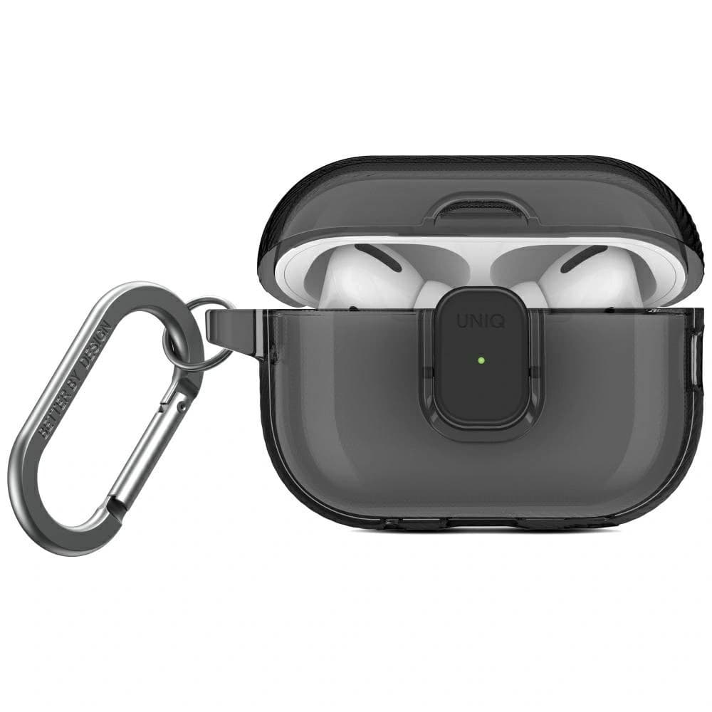 UNIQ Glase Pro Apple AirPods Pro 2 zámkový kryt kouřový - 1