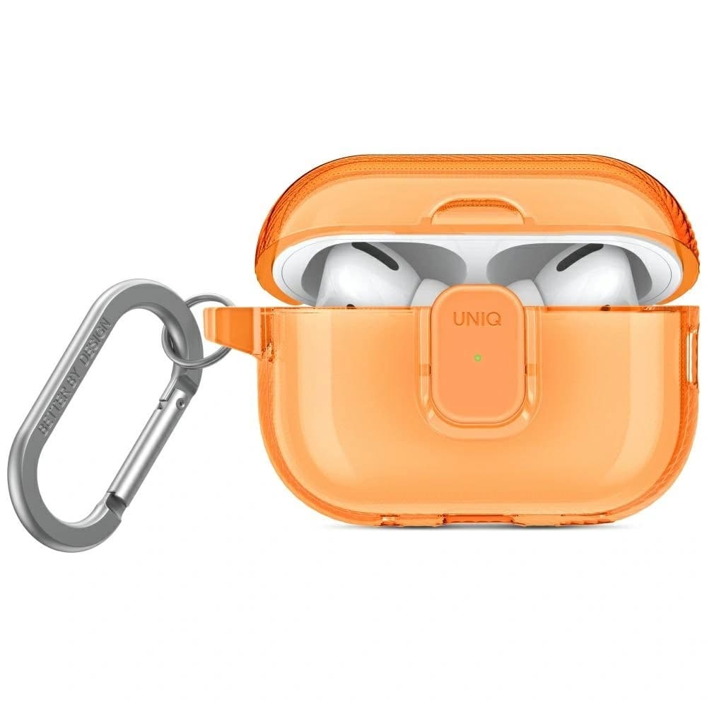UNIQ Glase Pro Apple AirPods Pro 2 Zamykací pouzdro oranžové - 1