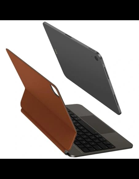 UNIQ Venno Pro Magnetic Smart s klávesnicí Apple iPad Air 11" 2024/2025 / iPad Air 10.9" 2022/2020 / iPad Pro 11" 2022/2021 karamel