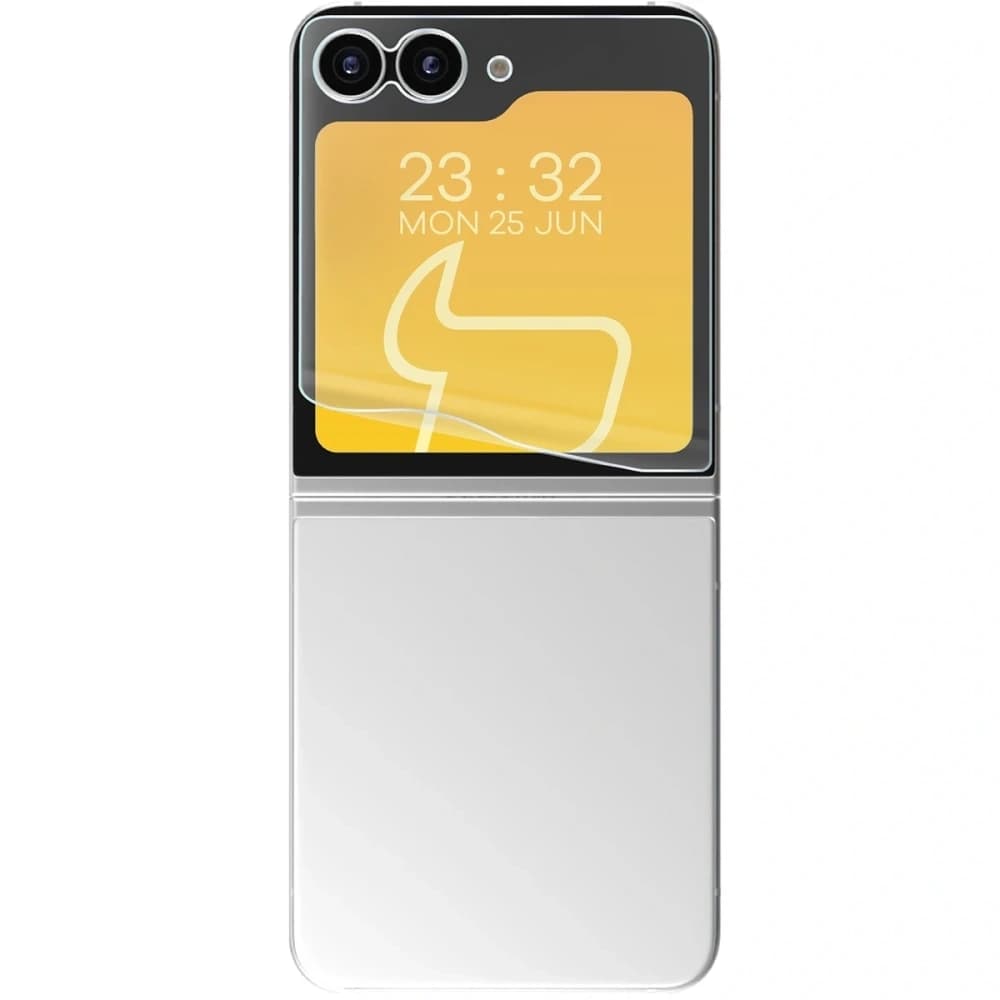 Bizon üvegfólia Nap Duo Samsung Galaxy Z Flip7 FE [2 Csomag] - 3