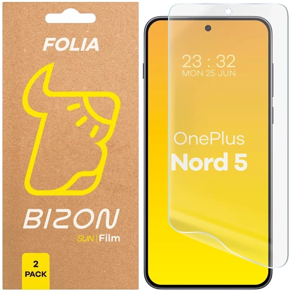 Bizon Skleněný film Sun Duo OnePlus Nord 5 [2 PACK] - 1