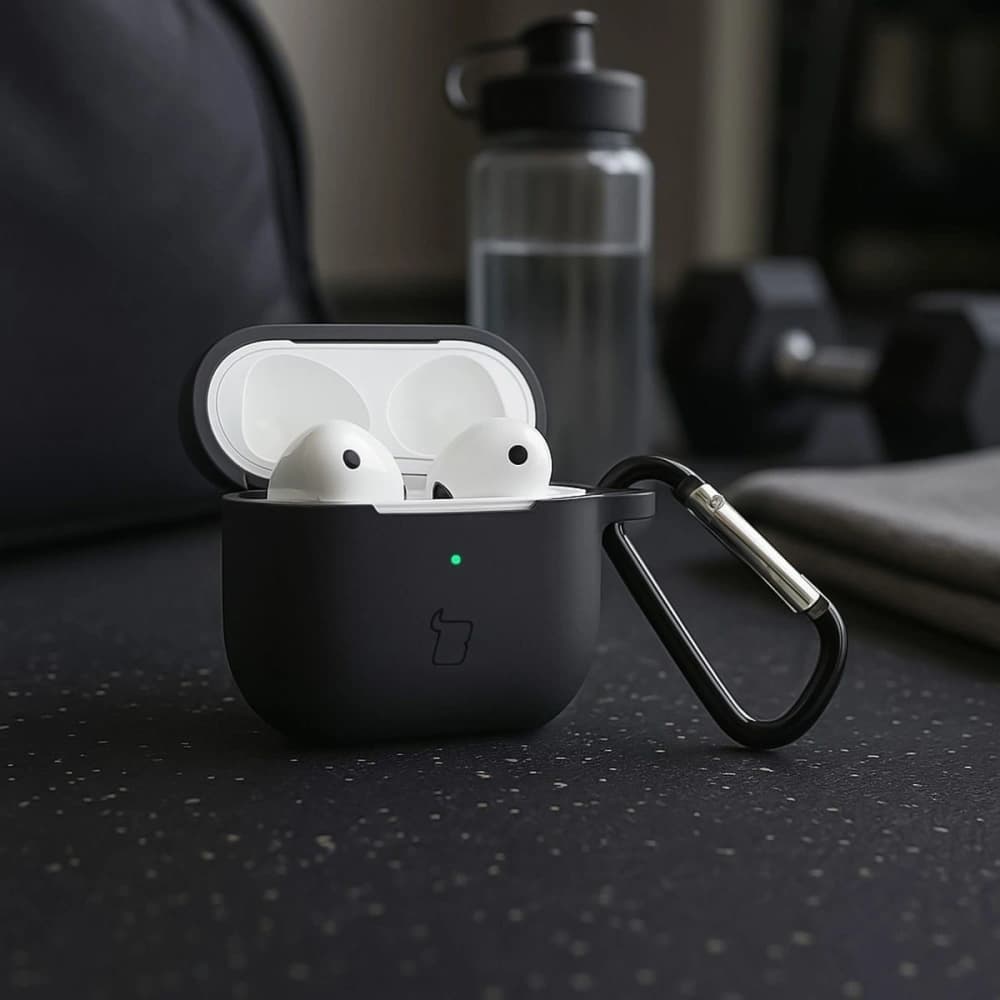 Bizon Case Kopfhörer Silikon Apple AirPods 3 schwarz - 4