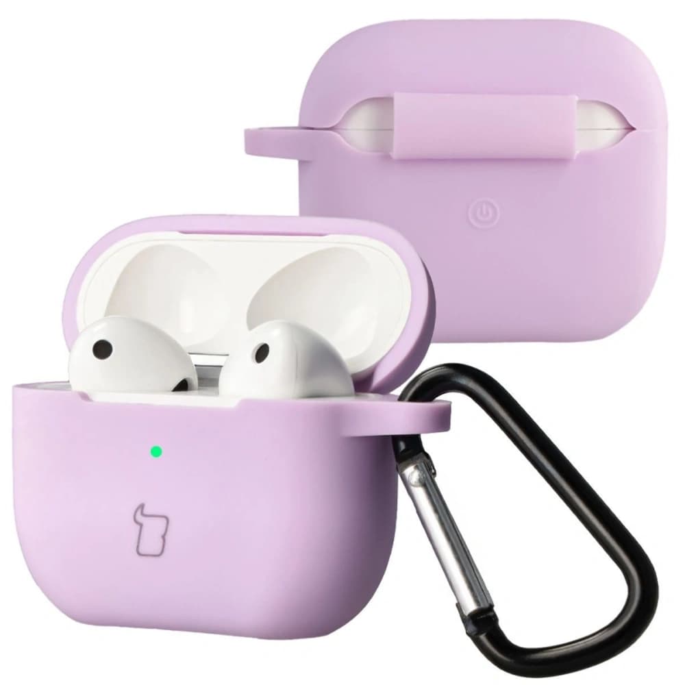 Bizon Case Headphone Silicone Apple AirPods 3 lavender - 1