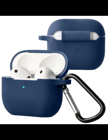 Bizon Case Kopfhörer Silikon Apple AirPods 3 marineblau