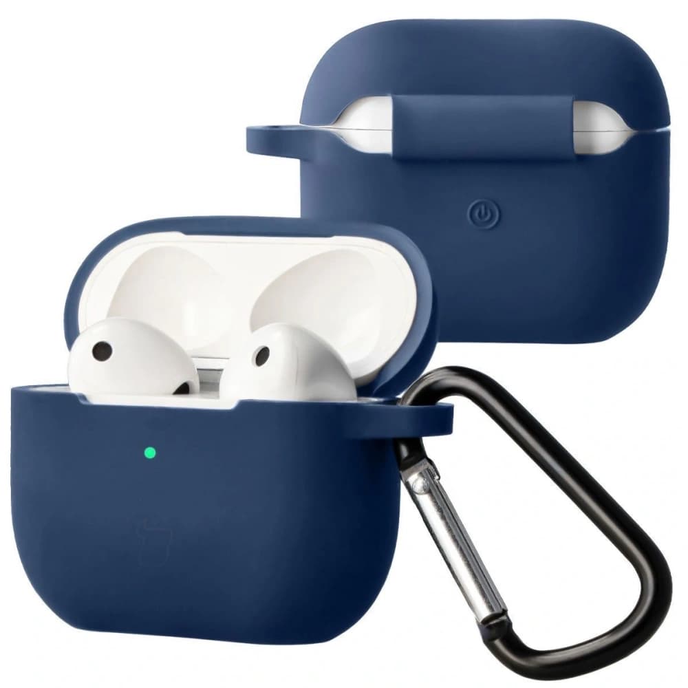 Bizon Case Kopfhörer Silikon Apple AirPods 3 marineblau - 1