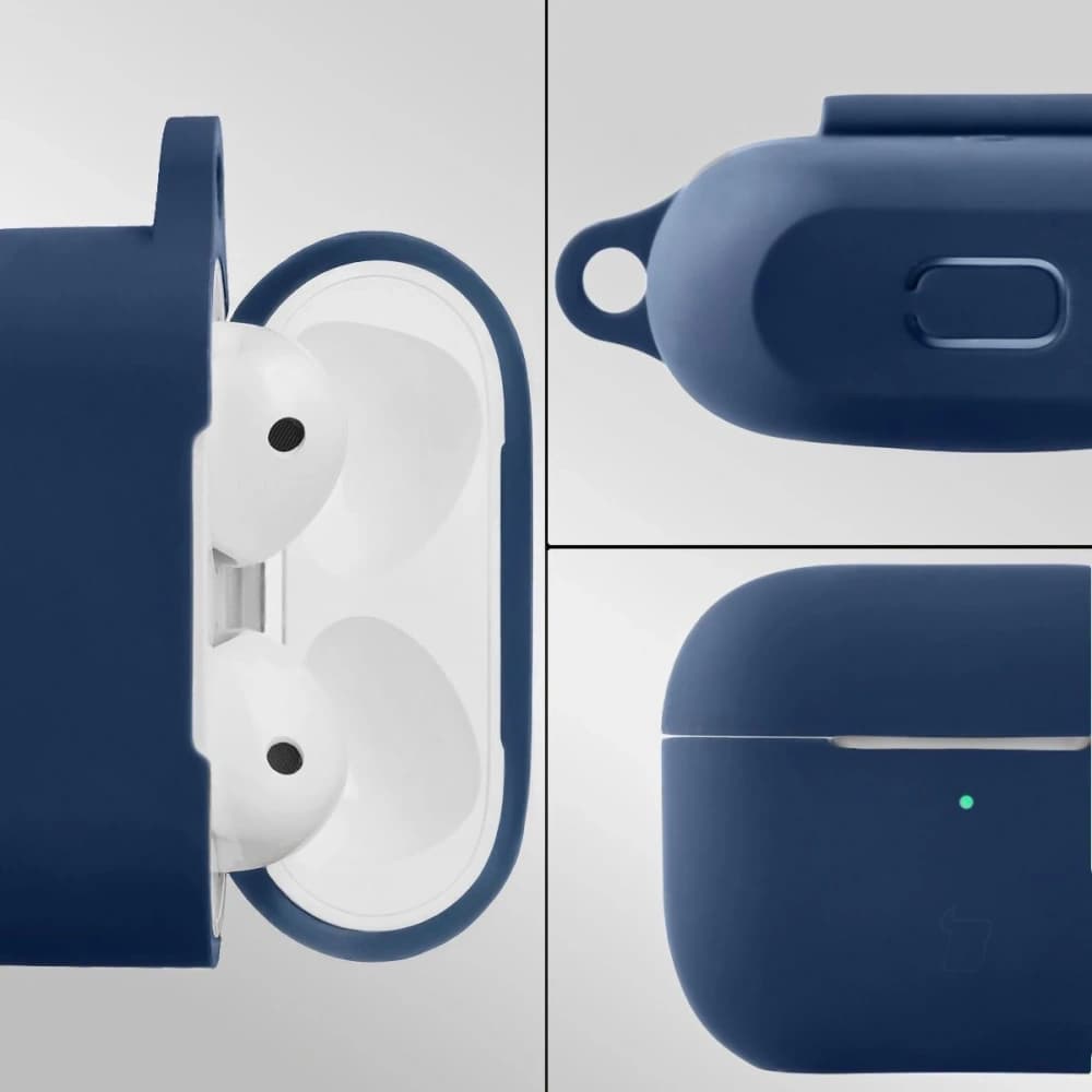 Bizon Case Kopfhörer Silikon Apple AirPods 3 marineblau - 3