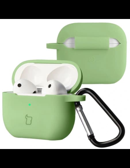 Bizon Case Kopfhörer Silikon Apple AirPods 3 hellgrün