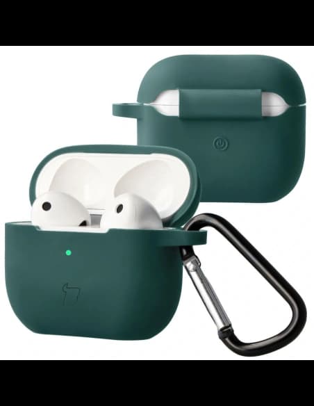 Bizon Case Kopfhörer Silikon Apple AirPods 3 dunkelgrün