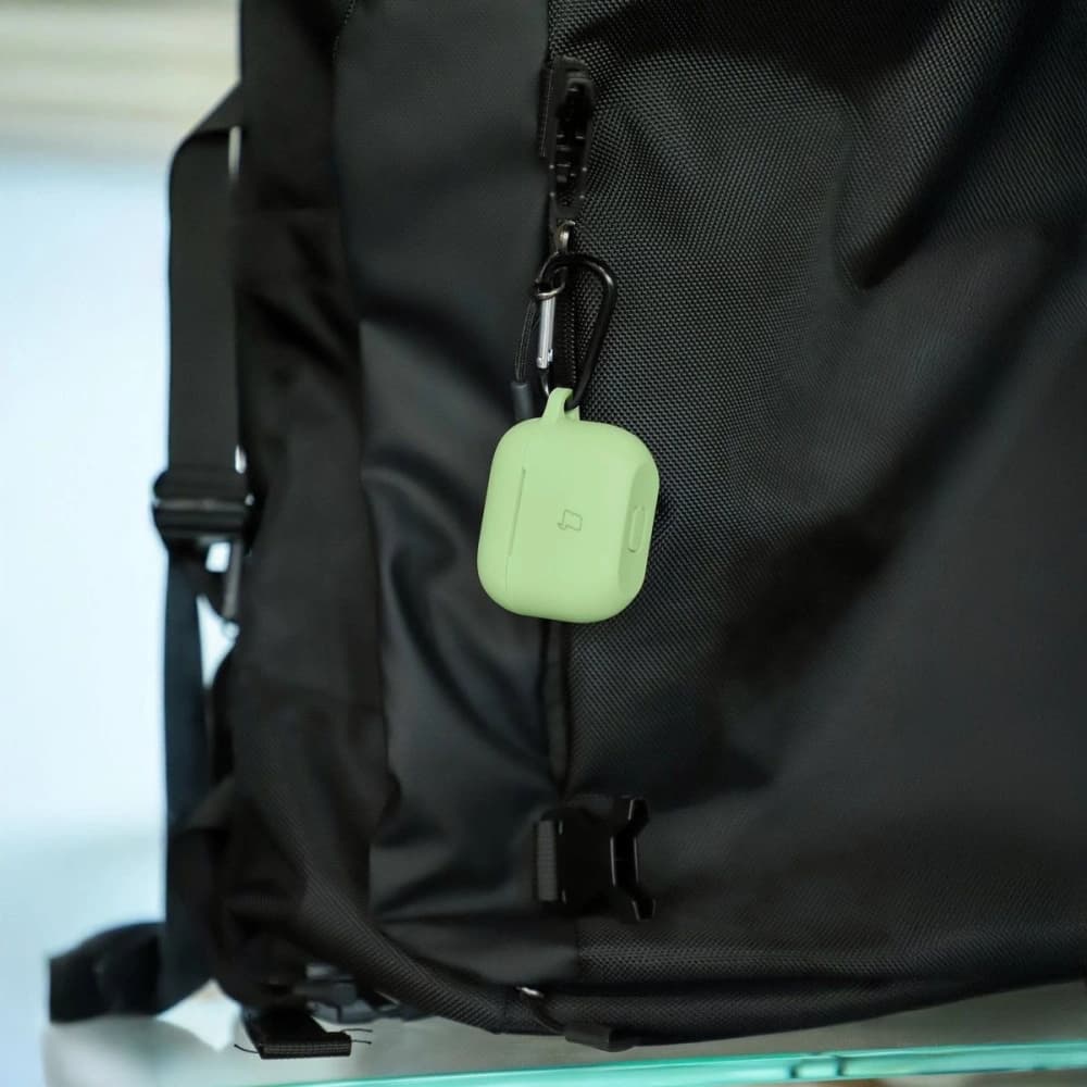 Bizon Case Kopfhörer Silikon Apple AirPods 3 hellgrün - 5