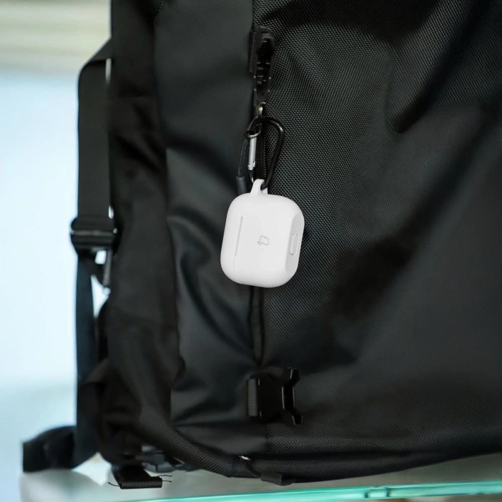 Bizon Case Kopfhörer Silikon Apple AirPods 3 weiß - 5