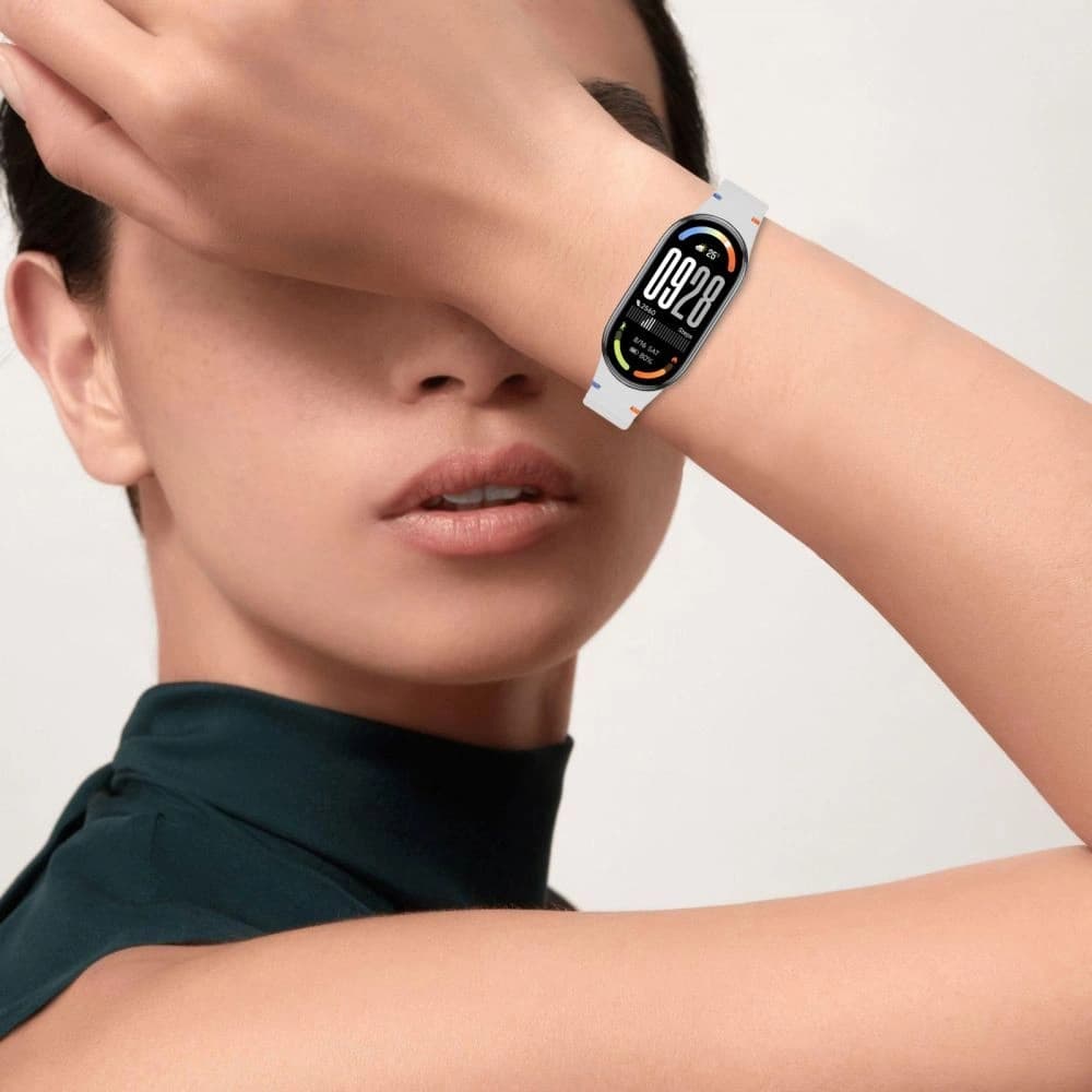 Tech-protect Silicone Sport Xiaomi Smart Band 8 / 9 / 10 / Nfc Crayon Grey - 3