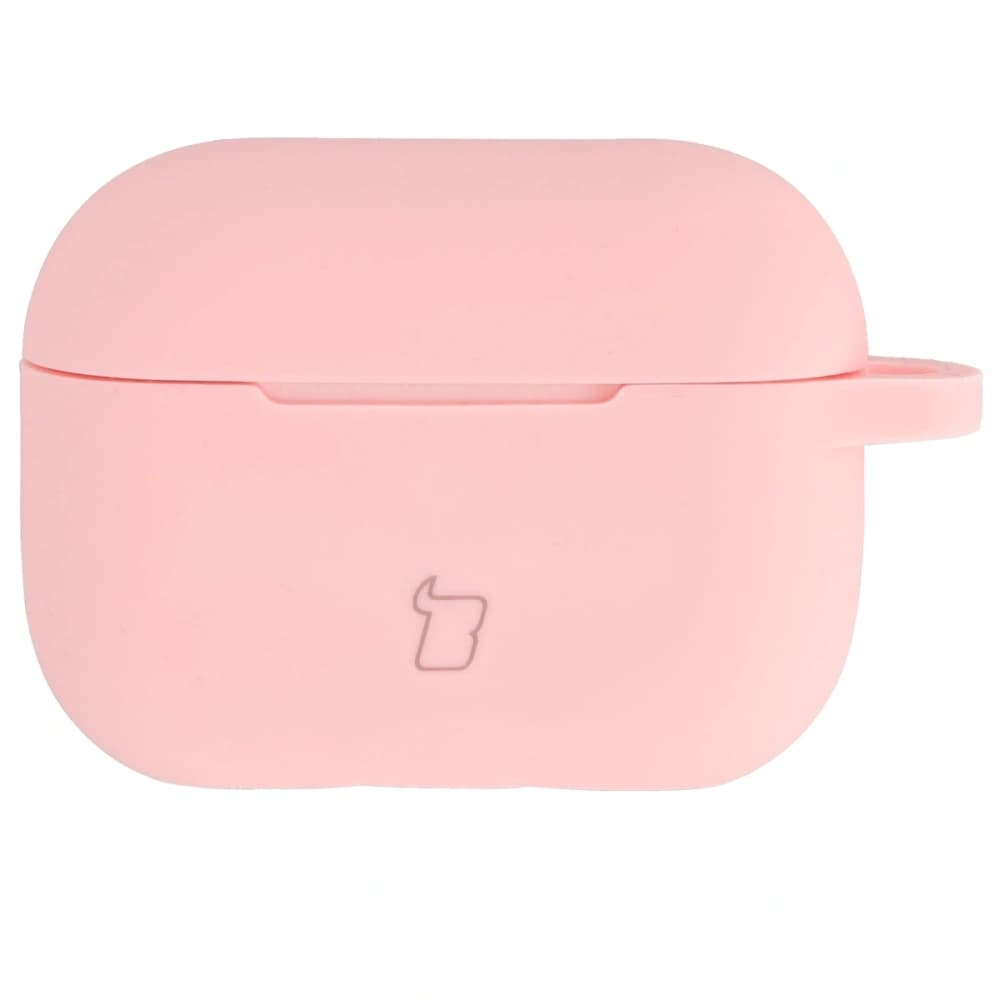 Bizon Case sluchátka silikonová Apple AirPods Pro 2 světle růžová - 2