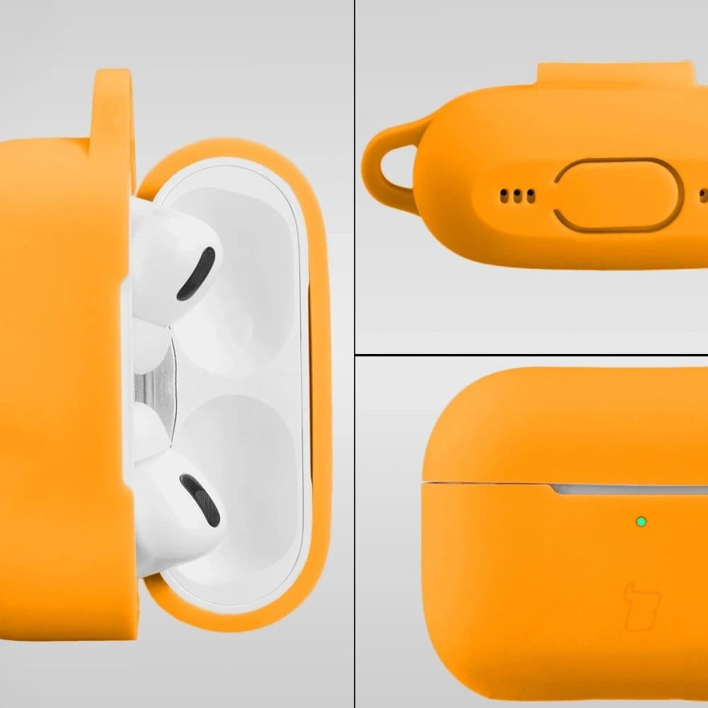 Bizon Case Kopfhörer Silikon Apple AirPods Pro 2 Karotte - 3