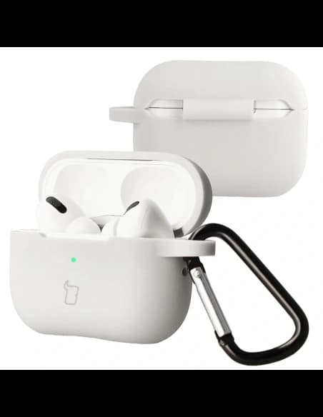 Bizon Case sluchátka silikonová Apple AirPods Pro 2 bílá