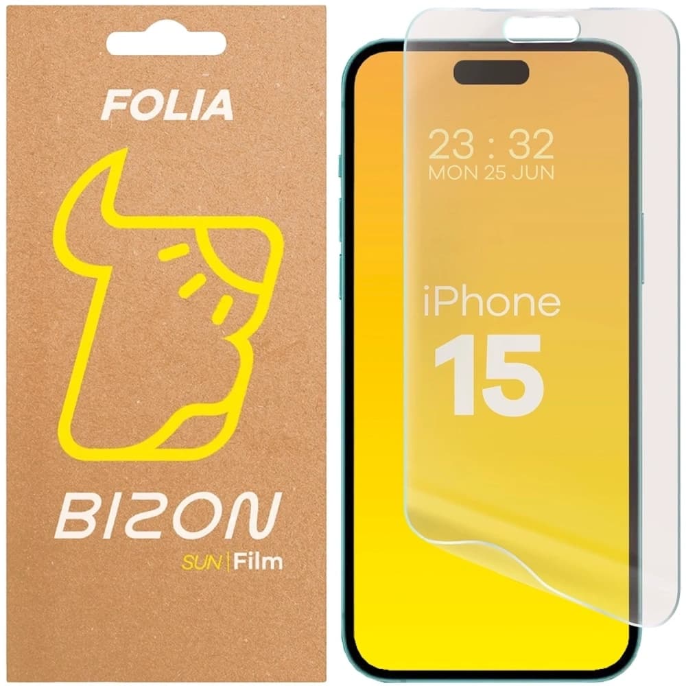 Bizon Glass Film Sun Apple iPhone 15 - 1