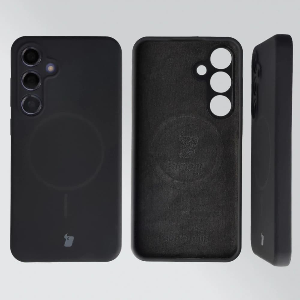 Bizon Soft Case Magnetic Samsung Galaxy S24+ Plus fekete - 5