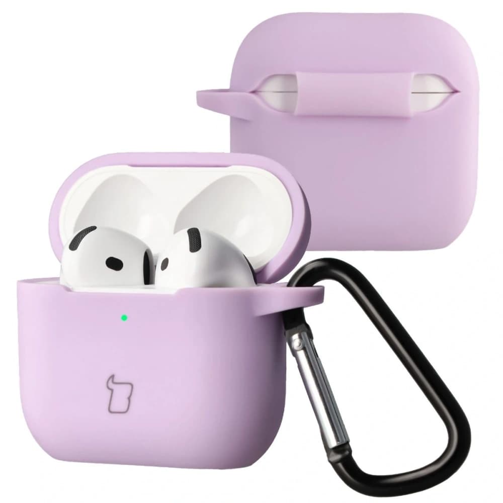 Bizon Case Headphone Silicone Apple AirPods 4 lavender - 1