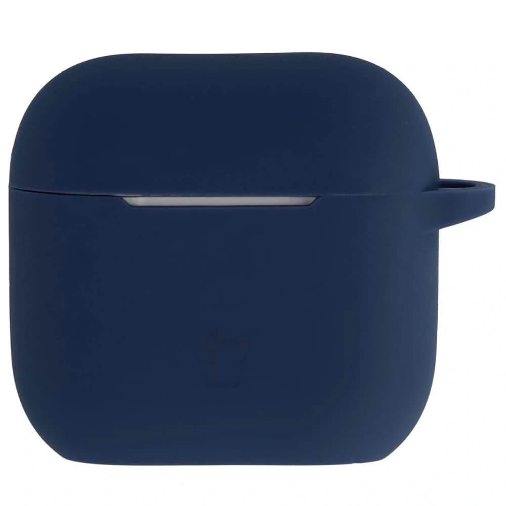 Bizon Case sluchátka silikonová Apple AirPods 4 tmavě modrá - 2
