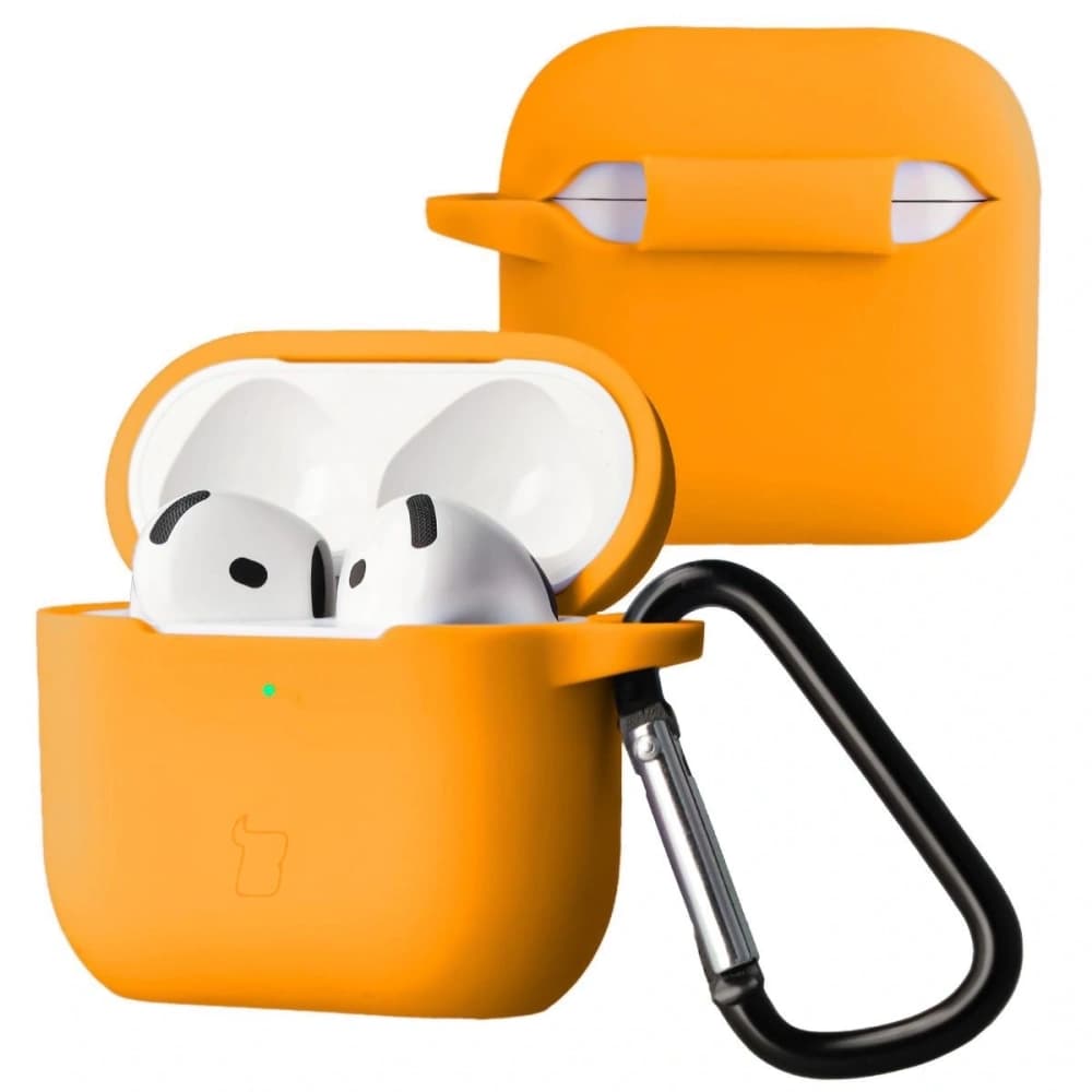 Bizon Case Headphone Silicone Apple AirPods 4 carrot - 1