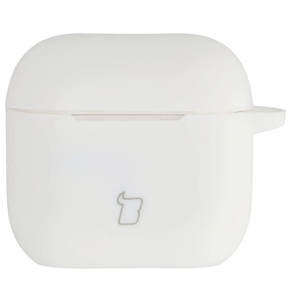 Căști Bizon Case Silicone Apple AirPods 4 alb - 2