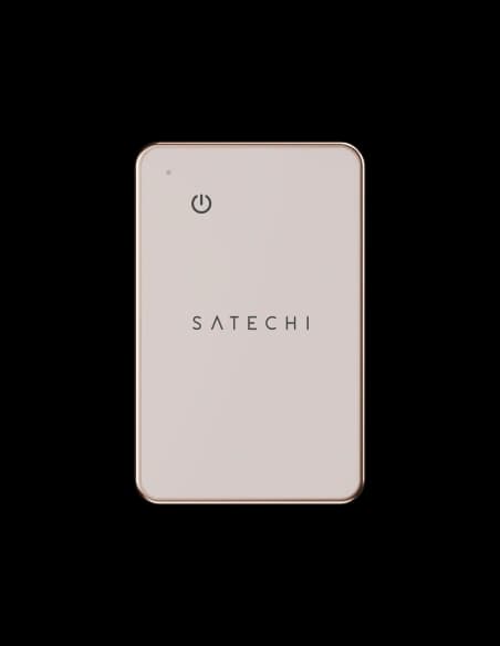 Satechi FindAll Wallet Card compatibil cu Apple Find My (trandafir de deșert)