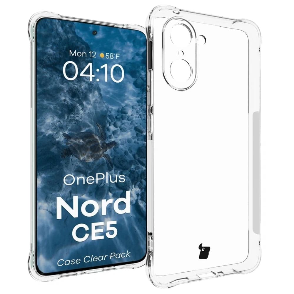 Bizon Case Clear Pack case + 2x tempered glass OnePlus Nord CE5 5G - 3