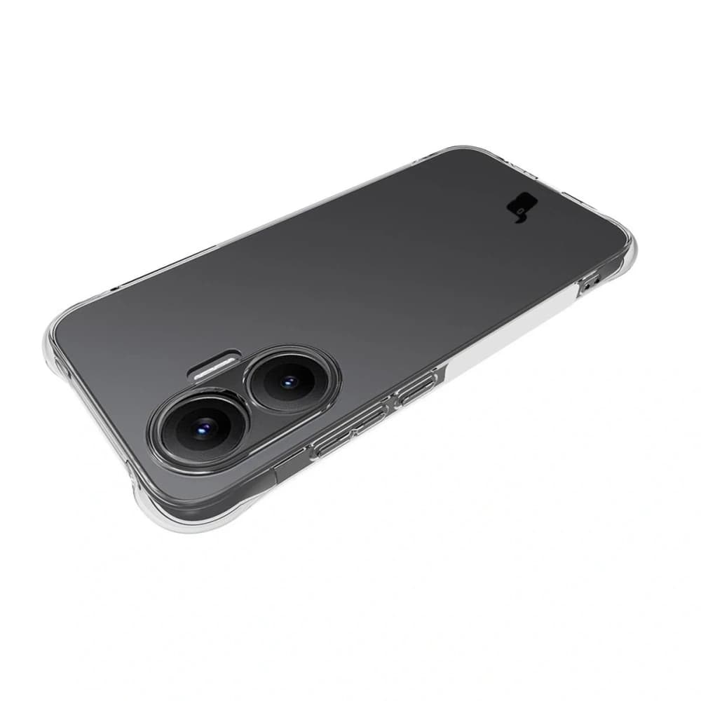 Bizon Case Clear Pack Hülle + 2x gehärtetes Glas für Xiaomi POCO F7 - 6