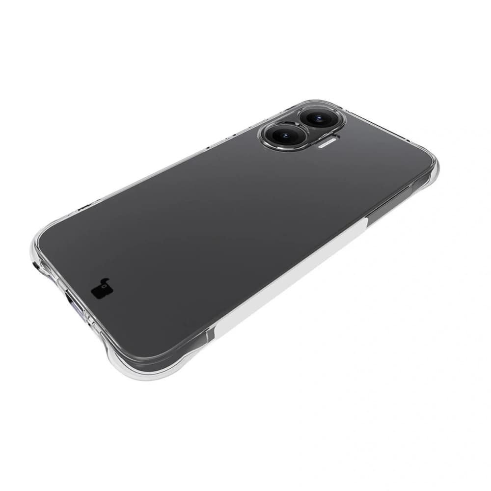 Bizon Case Clear Pack Hülle + 2x gehärtetes Glas für Xiaomi POCO F7 - 7