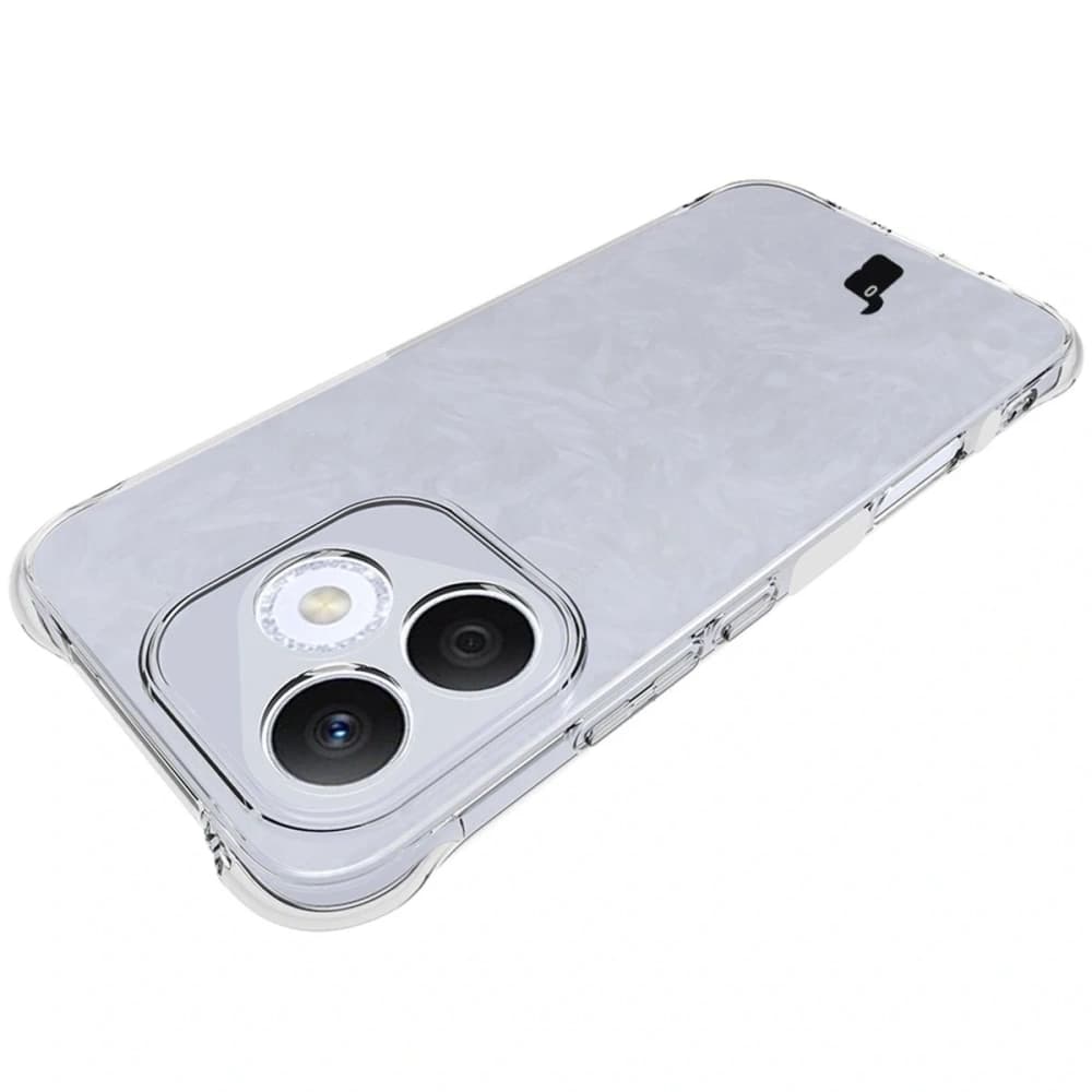 Bizon Case Clear Pack case + 2x screen film Honor 400 Lite - 6