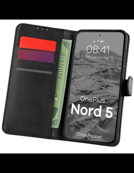Bizon Case Pocket OnePlus Nord 5 černý