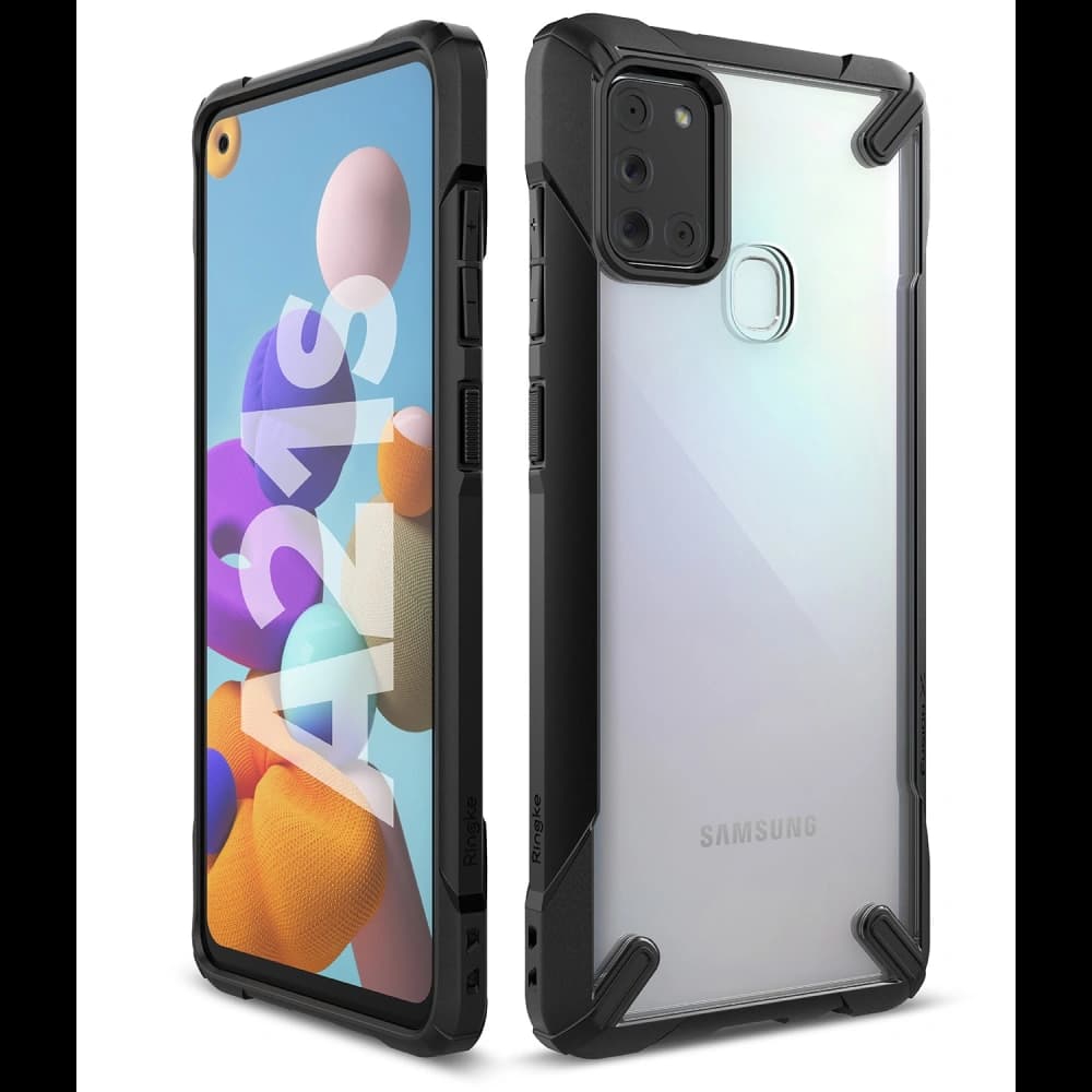 Ringke Fusion-X Samsung Galaxy A21s Black - 3