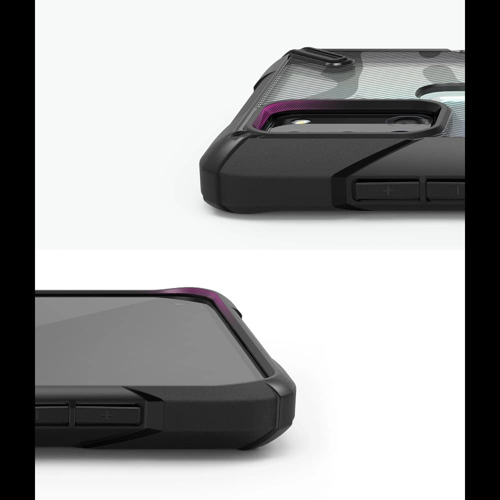 Ringke Samsung Tasche Fusion-X Galaxy A21s Camo (Moro) Schwarz - 8