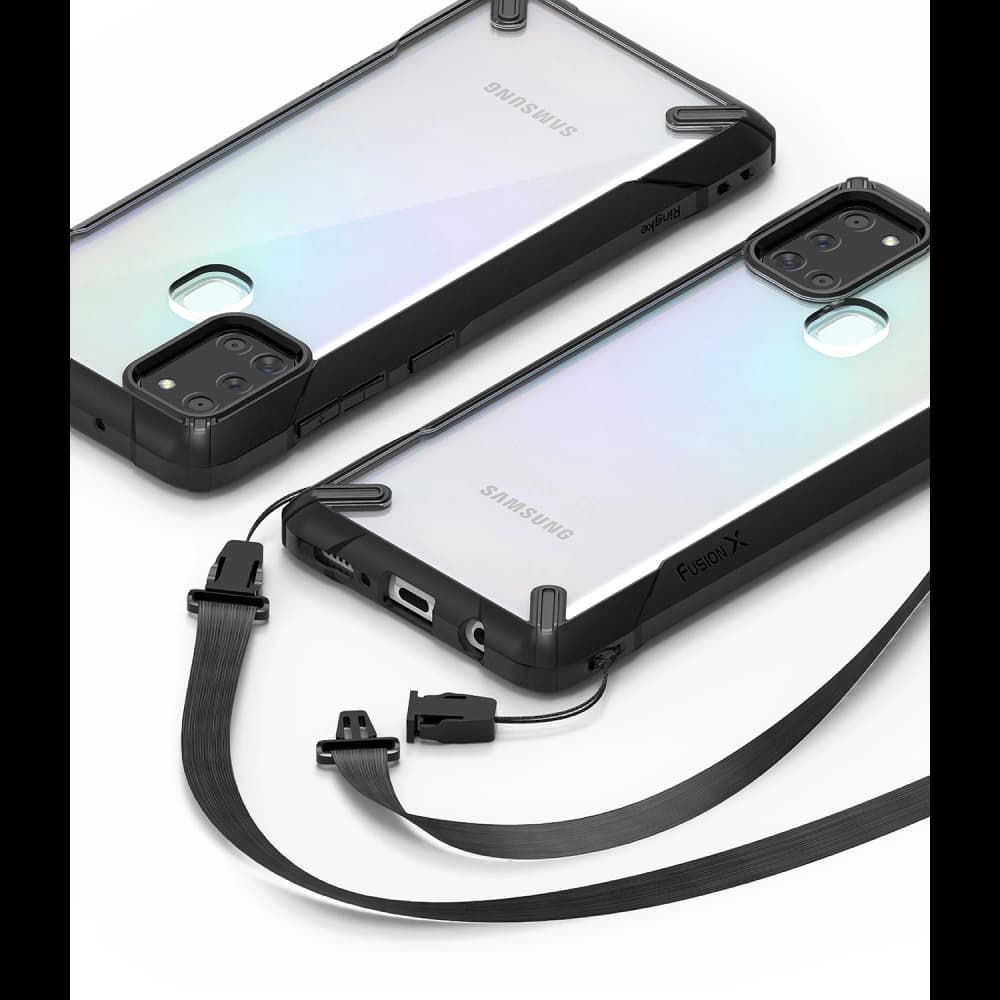 Ringke Fusion-X Samsung Galaxy A21s Black - 7