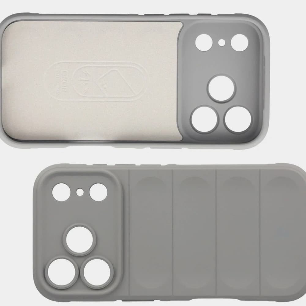 Bizon Case Tur Apple iPhone 17 Pro světle šedá - 6