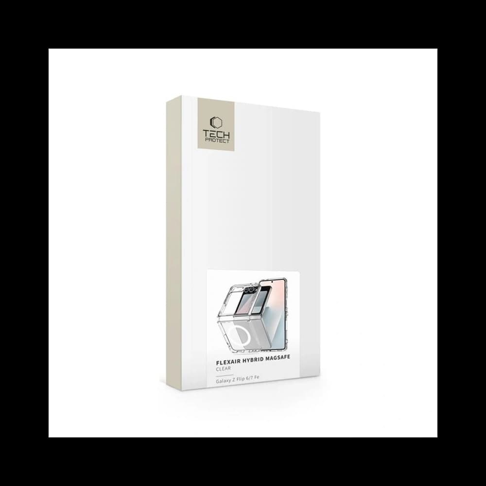 Tech-Protect Flexair Hybrid MagSafe Samsung Galaxy Z Flip 6 / 7 FE Átlátszó - 5