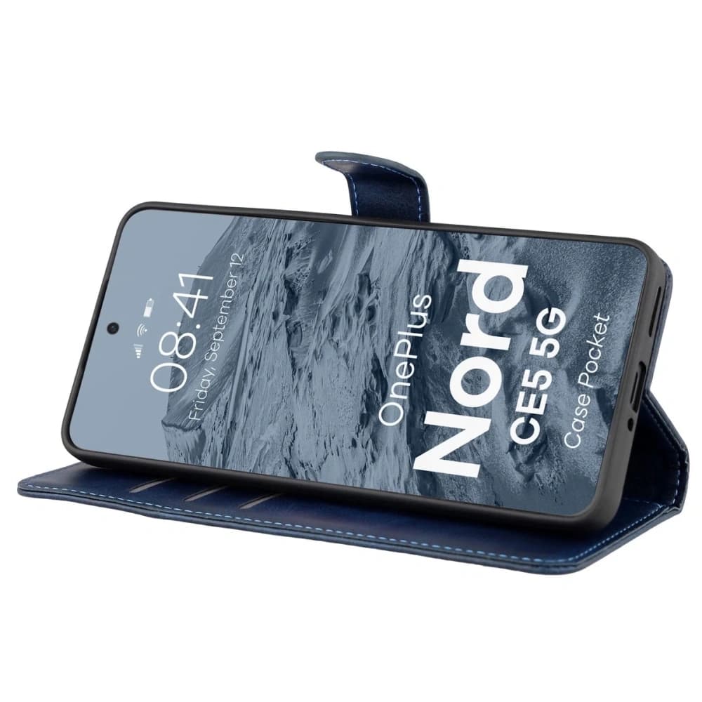 Bizon Case Pocket OnePlus Nord CE5 5G navy blue - 5