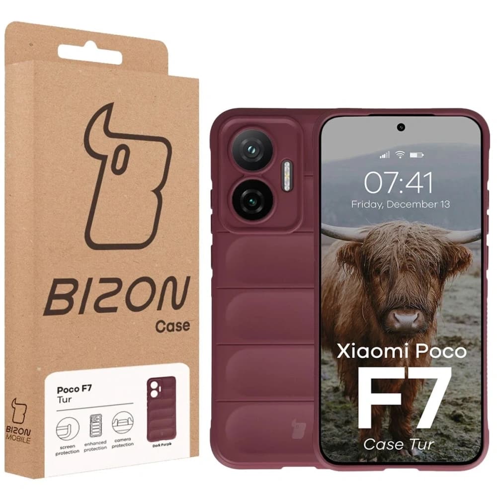 Bizon Case Tur Xiaomi POCO F7 burgunderrot - 8